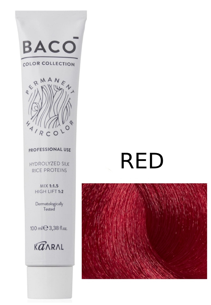 KAARAL Baco color Red красный контрастный 100 мл