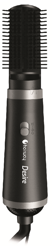 Hairway Фен-плойка Desire 4 в 1 A032 4 насадки (фен, плойка, щетка, расческа), 900W 