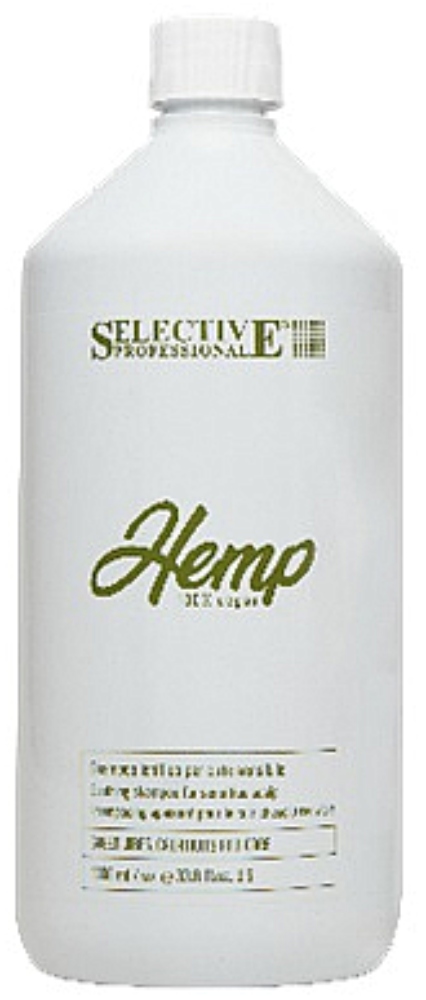 SELECTIVE HEMP Успокаивающий шампунь для чувствительной кожи головы 1000 мл