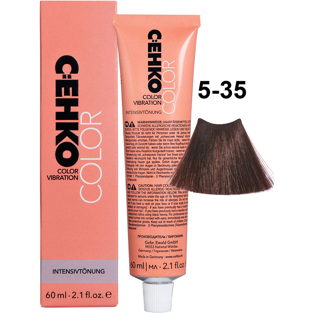 C:EHKO Color Vibration 5/35 Золотисто-красно-коричневый/Goldrotbraun 60 мл