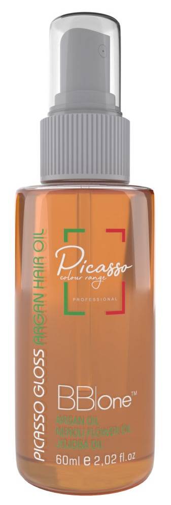 BB One Picasso Home Gloss Argan Hair Oil Масло для волос "Блеск Арганы" 60мл + дозатор