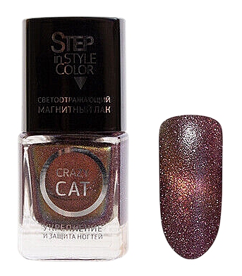 Лак Dance Legend №02 Highlighter mini Crazy Cat 4,9 мл.