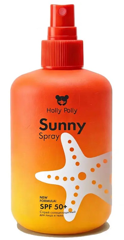 Holly Polly Sunny Спрей солнцезащитный для лица и тела  SPF 50+/PPD 30 NEW FORMULA 150 мл