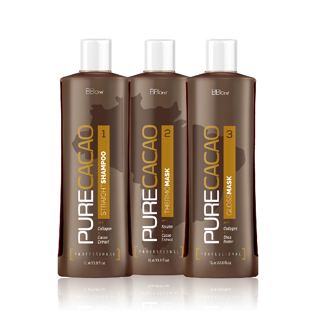 BB One Pure Cacao Набор 3х1000 мл (шампунь + реконструктор + маска)