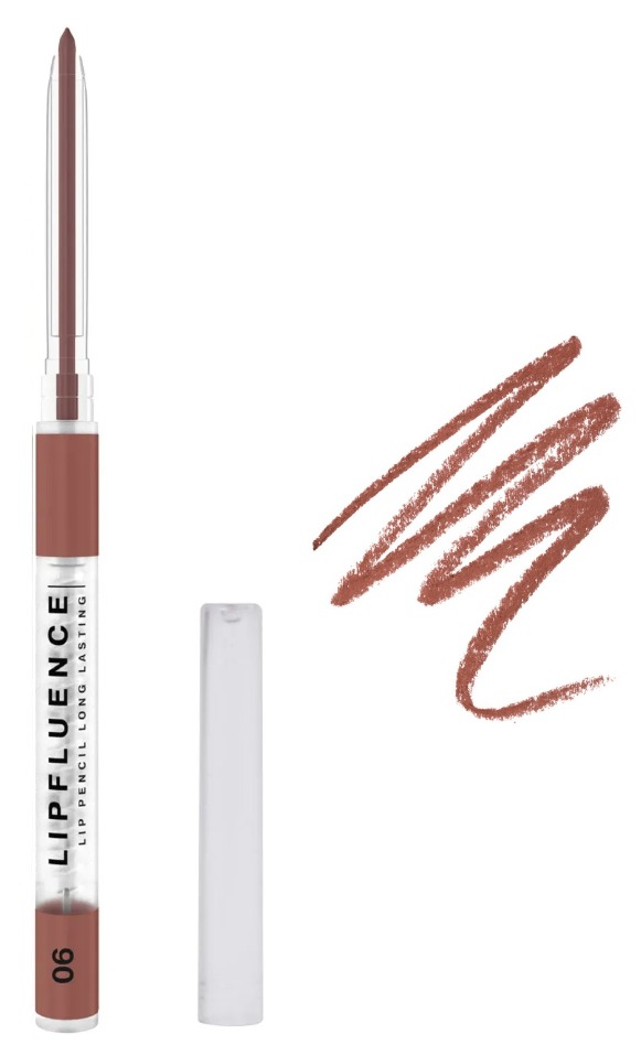 Influence Beauty Карандаш для губ автоматический Lipfluence тон 06 (нюд коричнево-бежевый), 0,28 гр.
