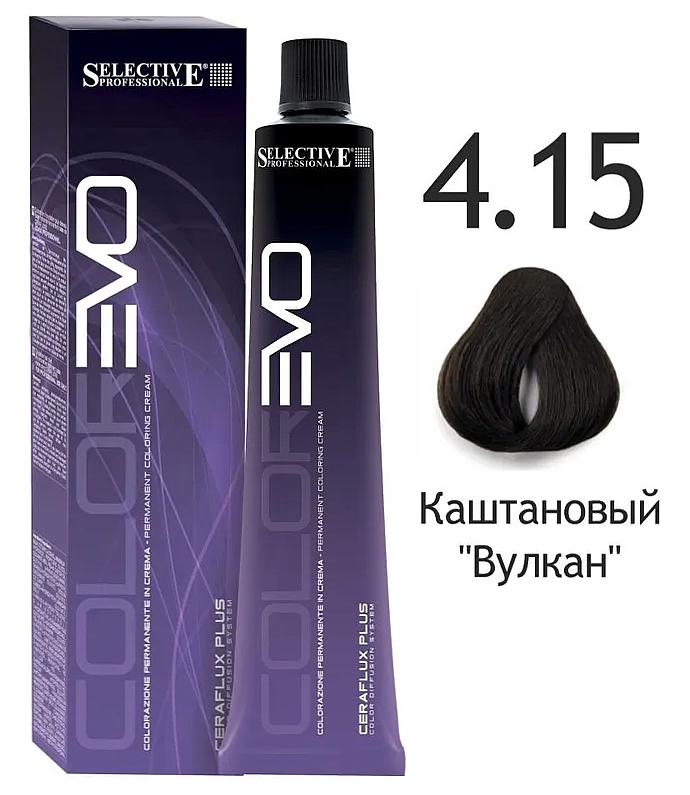 SELECTIVE COLOREVO 4.15 каштановый "вулкан"