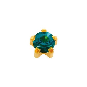 Studex серьги медицинские R112 Крапан Голубой циркон (Дек.)