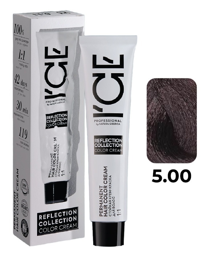ICE Professional REFLECTION 5.00 светло-каштановый для седины 60 мл