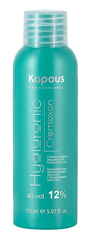 Kapous Кремообразная проявляющая эмульсия Hyaluronic Cremoxon 12%, 150 мл