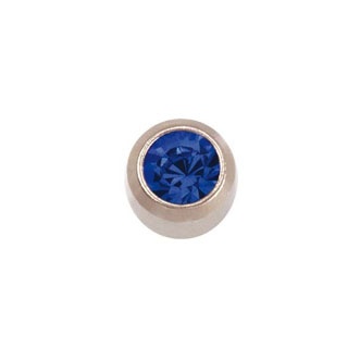 Studex серьги медицинские R209 Сапфир (Сен.) сталь