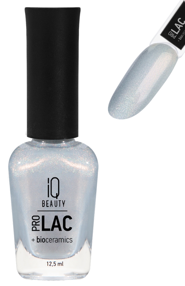 IQ BEAUTY PROLAC Лак для ногтей укрепляющий с биокерамикой 12.5 мл № 050 Hola, Holo!