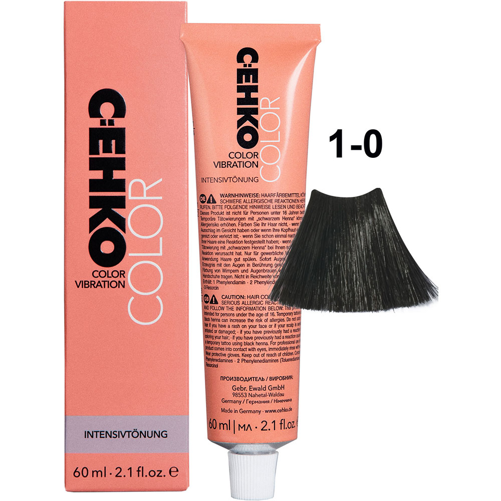 C:EHKO Color Vibration 1/0 Черный/Schwarz 60 мл