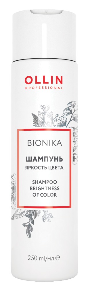 OLLIN BioNika Шампунь для окрашенных волос Яркость цвета 250мл