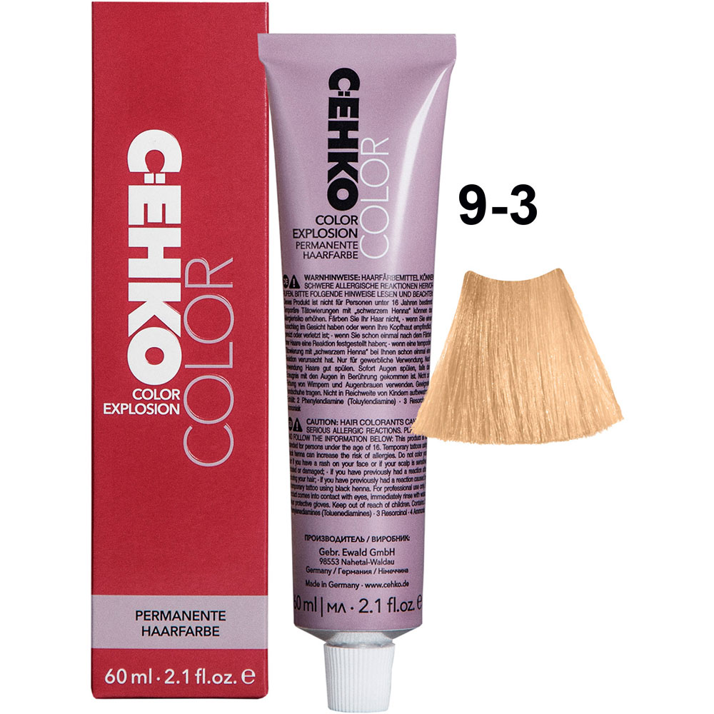 C:EHKO Color Explosion 9/3 Ярко-золотистый блондин/Hell-hellgoldblond 60 мл
