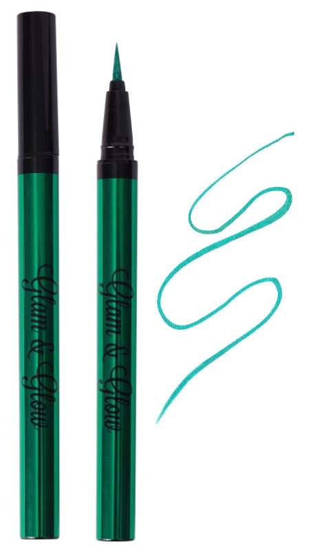 Parisa Лайнер для макияжа век PF-300 Glam&Glow (04 green/зеленый), 6 мл