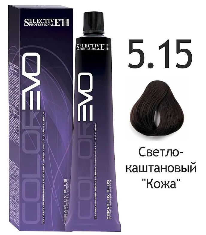 SELECTIVE COLOREVO 5.15 светло-каштановый "кожа"