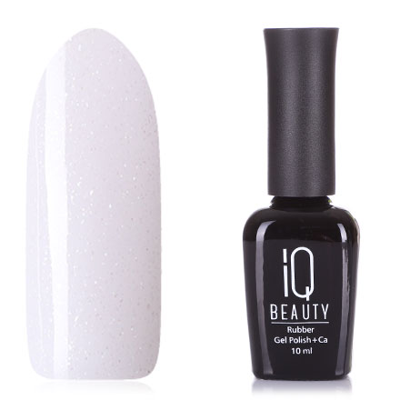 IQ BEAUTY Базовое камуфлирующее покрытие с шиммером каучуковое с кальцием, Сливочный пломбир, 10 мл