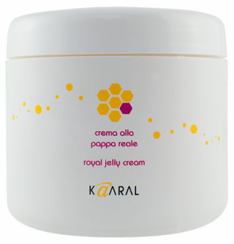 Kaaral Royal jelly cream Реконструирующая маска для волос с пчелиным маточным молочком, 500 мл.