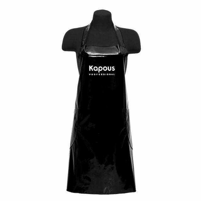 Kapous Передник лаковый черный