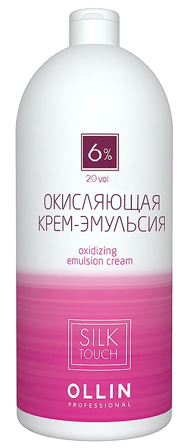 OLLIN silk touch 6% 20vol. Окисляющая крем-эмульсия 1000мл