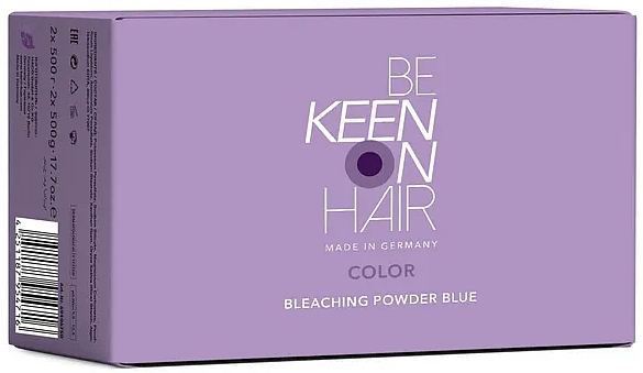 KEEN BLEACHING POWDER ГОЛУБОЙ (коробка), 2х500 г Блондирующий порошок