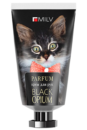 MILV Парфюмированный крем для рук и тела «Black Opium» 40 мл. 