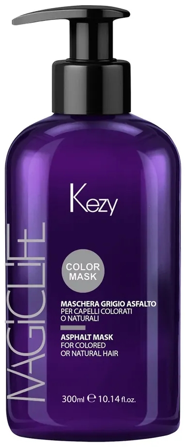 KEZY MAGIC LIFE Тонирующая маска "Асфальт" для окрашенных или натуральных волос 300 мл