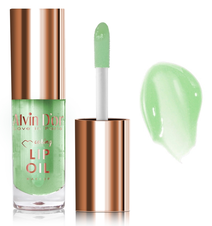 Alvin D'or Ухаживающее масло для губ Сaring lip oil (тон 03 мята), 5 мл