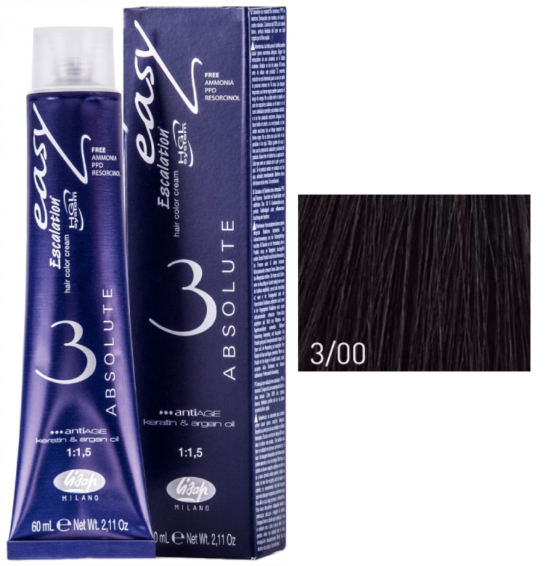 Lisap Absolute 3/00 темный шатен 60 мл