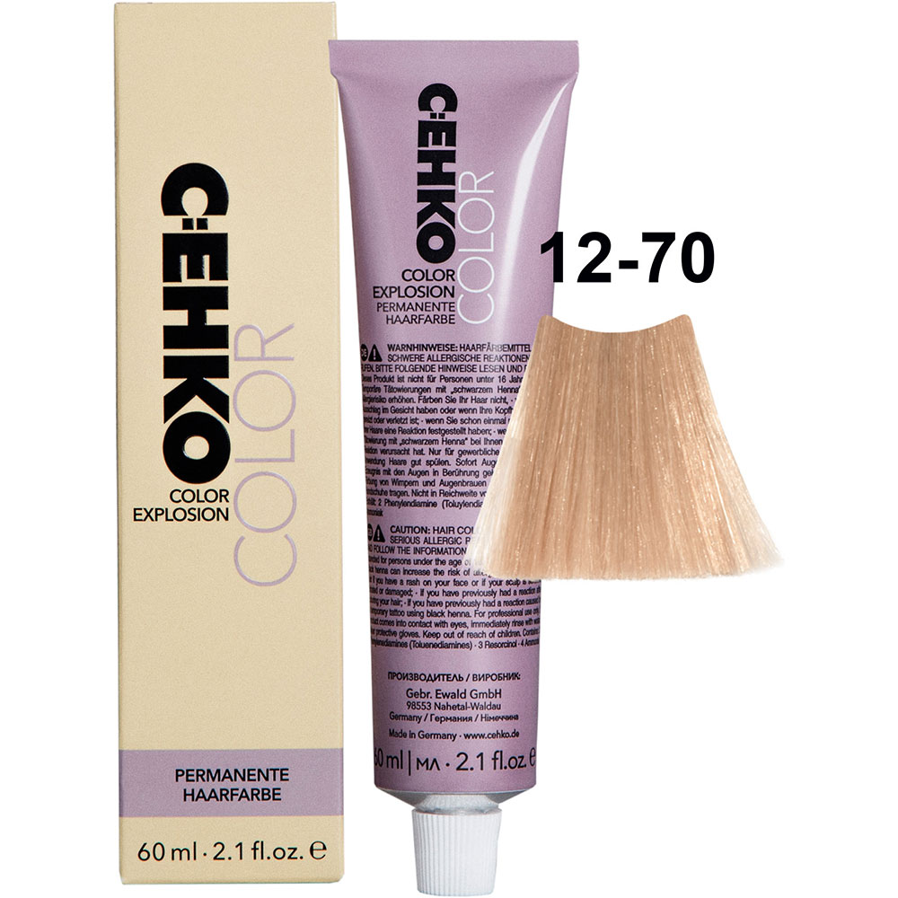 C:EHKO Color Explosion 12/70 Платин. блонд.с ванилью/Platinblond vanille 60 мл