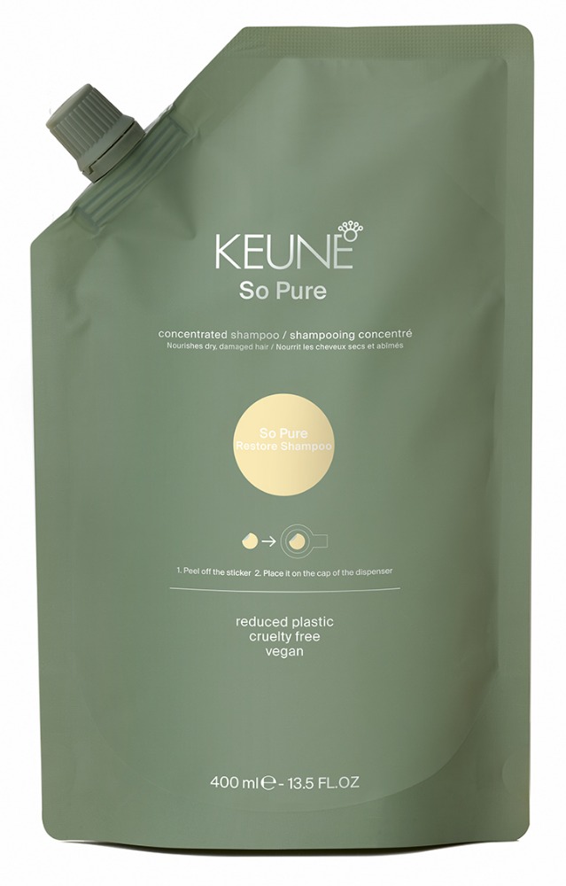 Keune So Pure СПА Кондиционер Восстанавливающий / So Pure Restore Cond. Refill 400 мл
