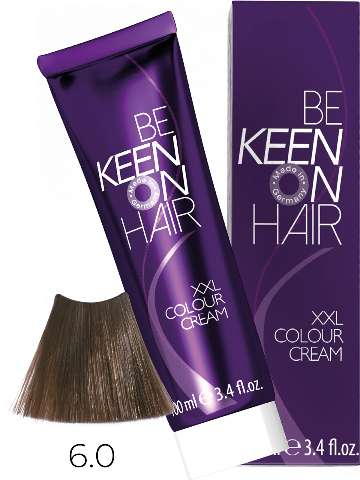 KEEN COLOUR CREAM 6.0 Темный блондин/ Dunkelblond, 100 мл