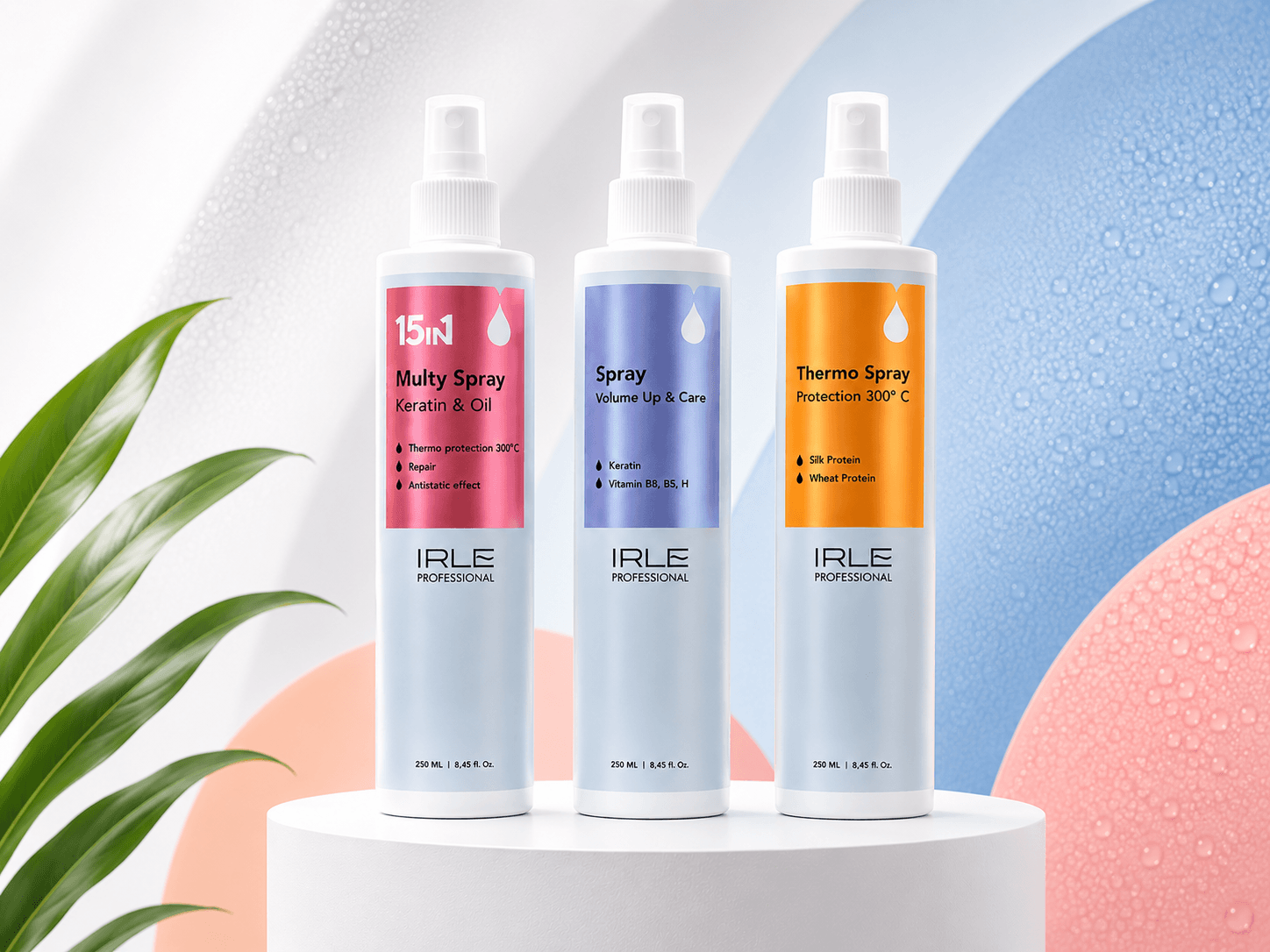 Спреи IRLE PROFESSIONAL для идеальных волос