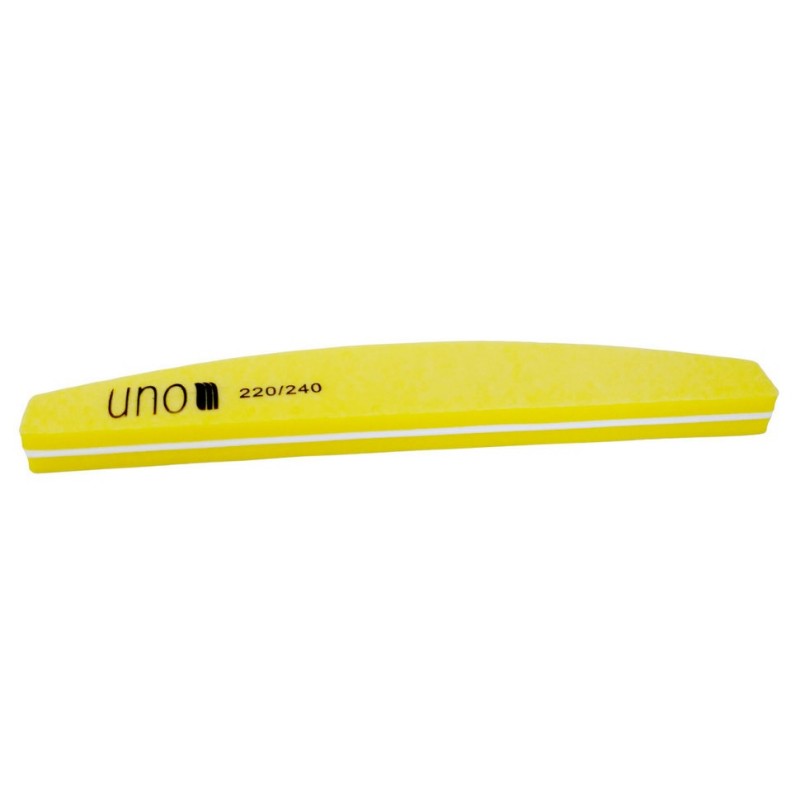 UNO Шлифовщик полумесяц, желтый 220/240 грит