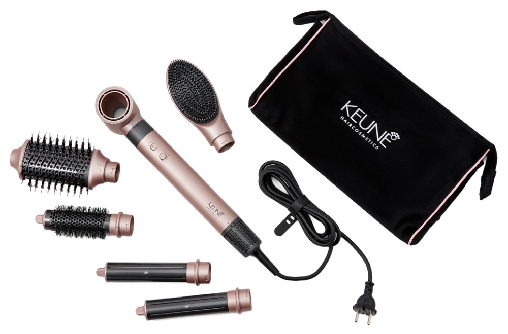 Keune Мультистайлер для волос 6в1 (розовый)/ Hot air multistyler 6in1 MS-61C