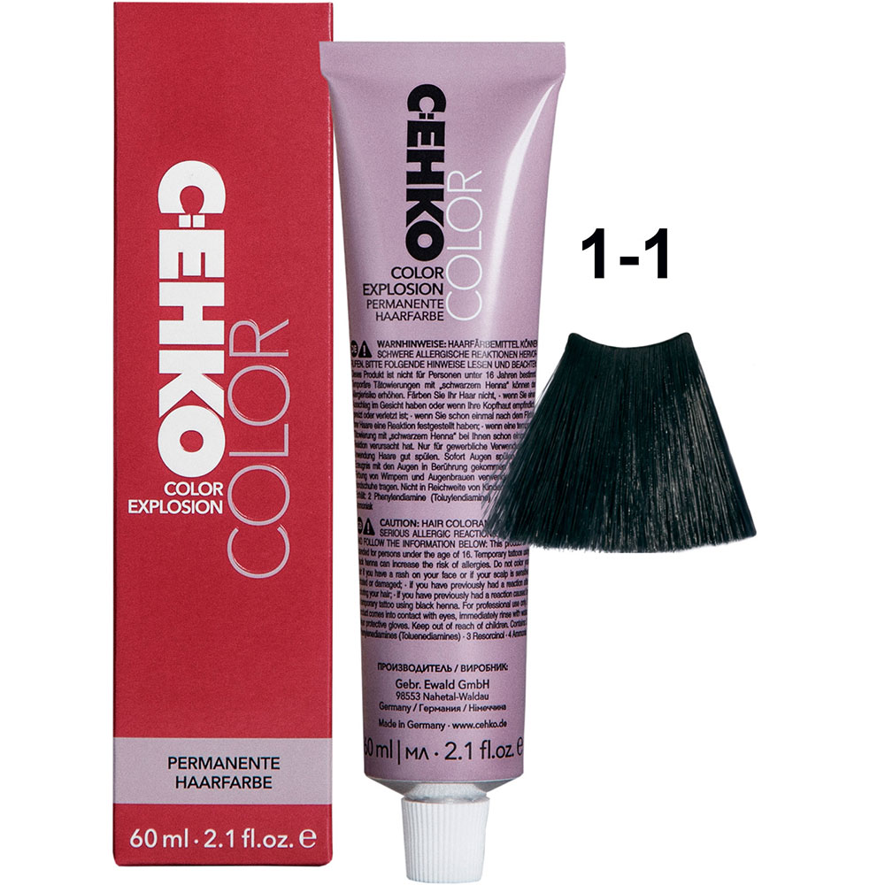 C:EHKO Color Explosion 1/1 Сине-черный/Blau schwarz 60 мл