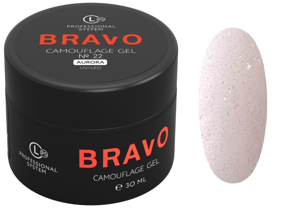 Bravo Моделирующий Camouflage Gel AURORA №22 30 мл 
