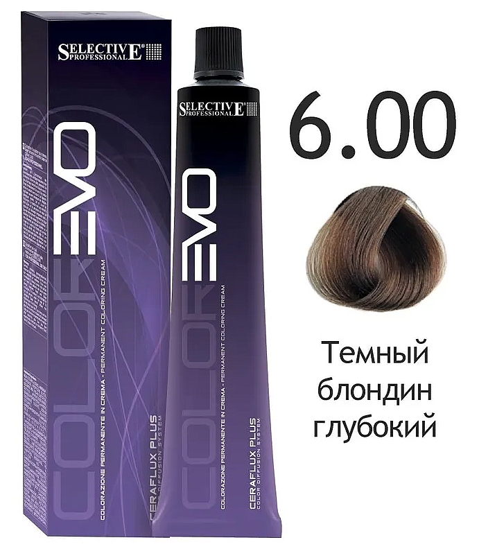 SELECTIVE COLOREVO 6.00 темный блондин глубокий