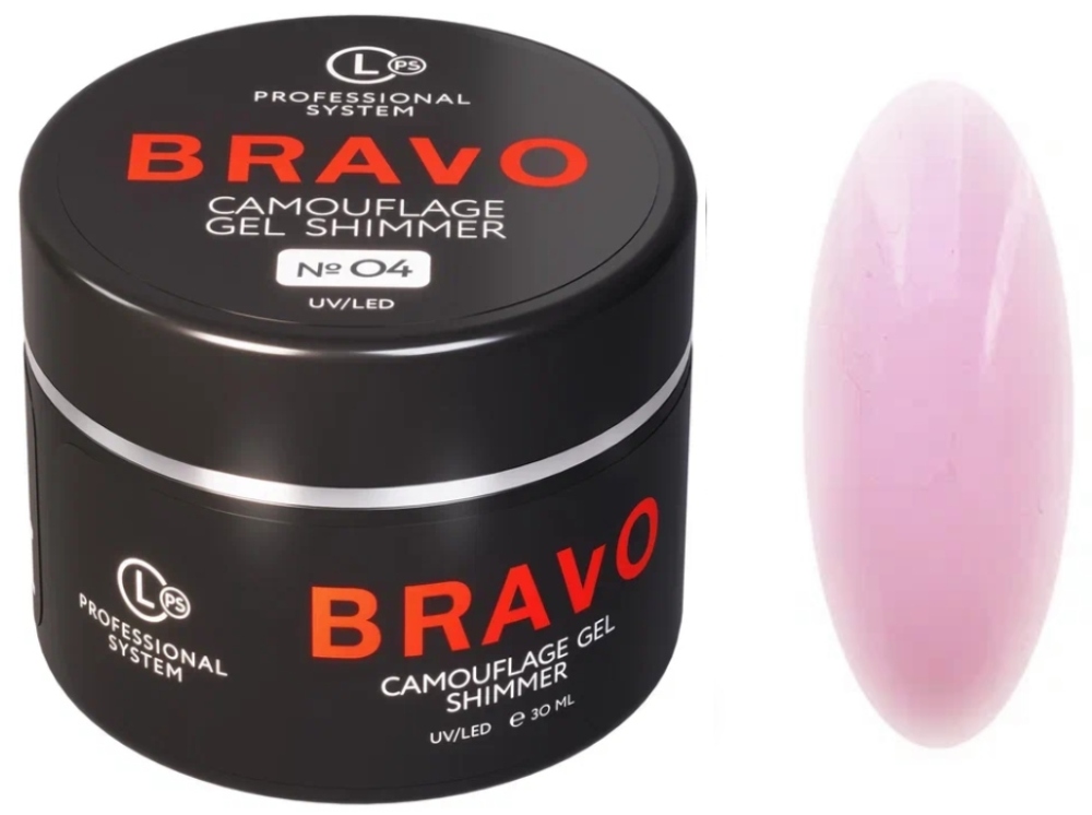 Bravo Моделирующий Camouflage Gel SHIMMER №04 30 мл