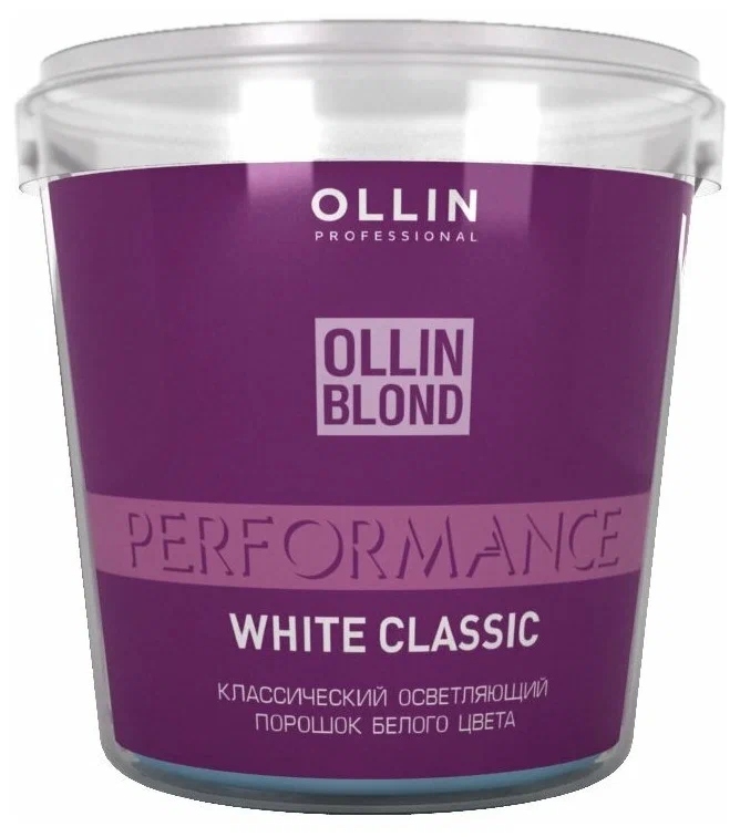 OLLIN BLOND PERFORMANCE White Classic Осветляющий порошок белого цвета, 500 г.