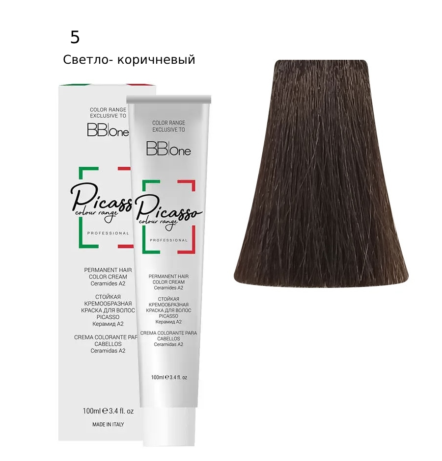 Picasso 5 Natural Light Brown Крем-краска перманентная
