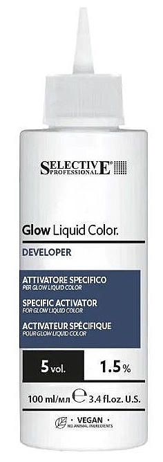 SELECTIVE Glow Liquid Color Специальный активатор DEVELOPER (5 vol.) 1,5% 100 мл