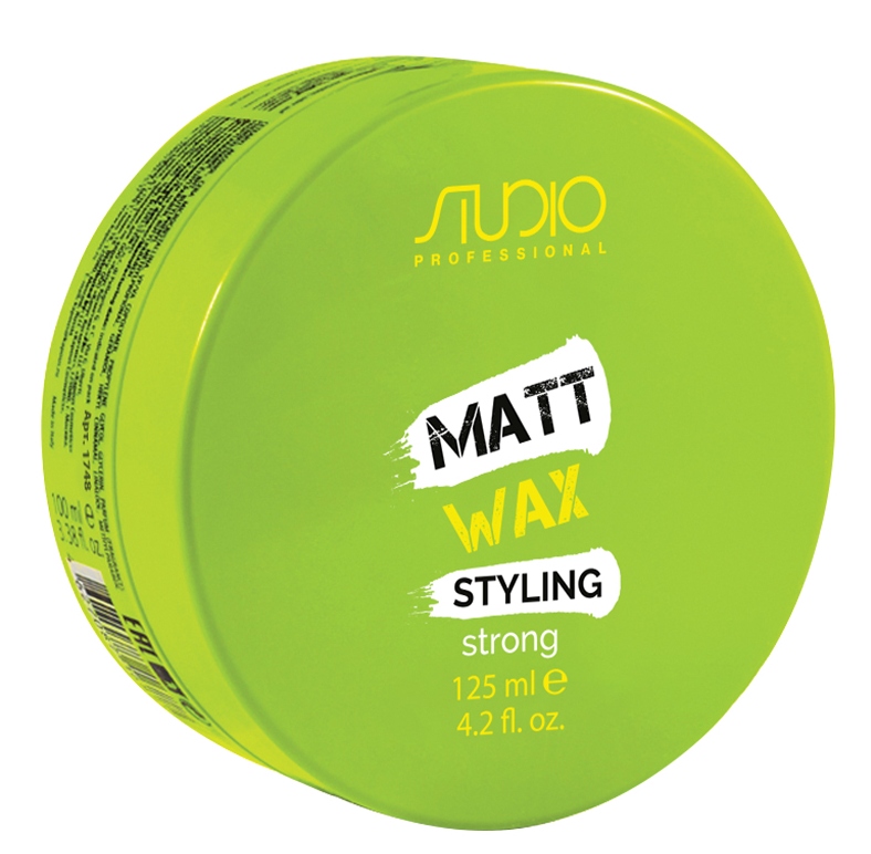 KAPOUS Studio Матовый воск cильной фиксации "Matt Wax" серии "Styling" 125 мл 