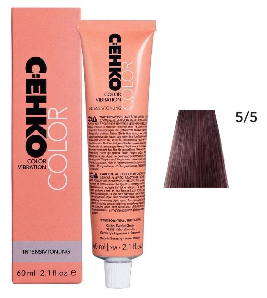 C:EHKO Color Vibration 5/5 Светло-коричневый красный/Hellbraun Rot 60 мл