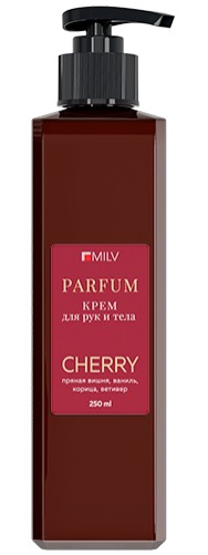 MILV Парфюмированный крем для рук и тела «Cherry» 250 мл. 