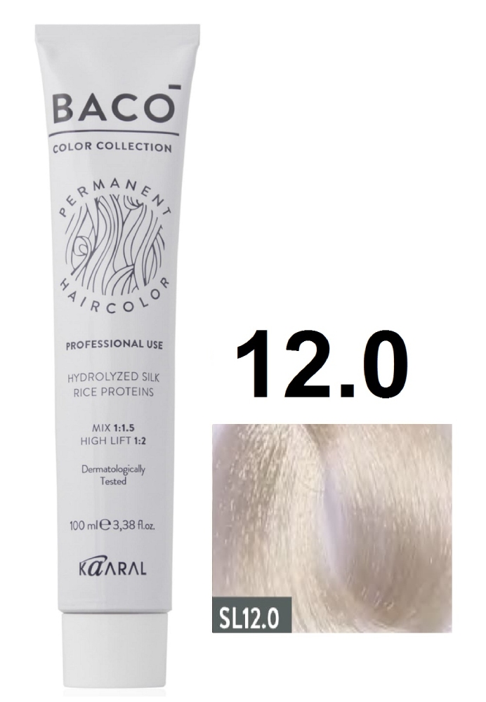 KAARAL Baco color 12.0 блондин натуральный 100 мл