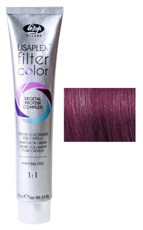 Lisaplex Filter Color шоколадно-сиреневый металлик 100 мл