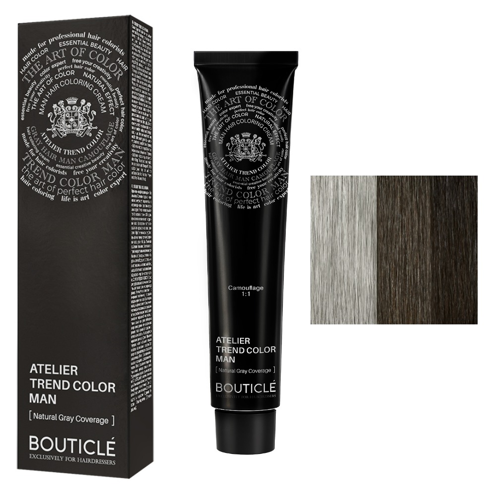 Bouticle ATELIER TREND COLOR MAN 4 ШАТЕН НАТУРАЛЬНЫЙ 100 мл