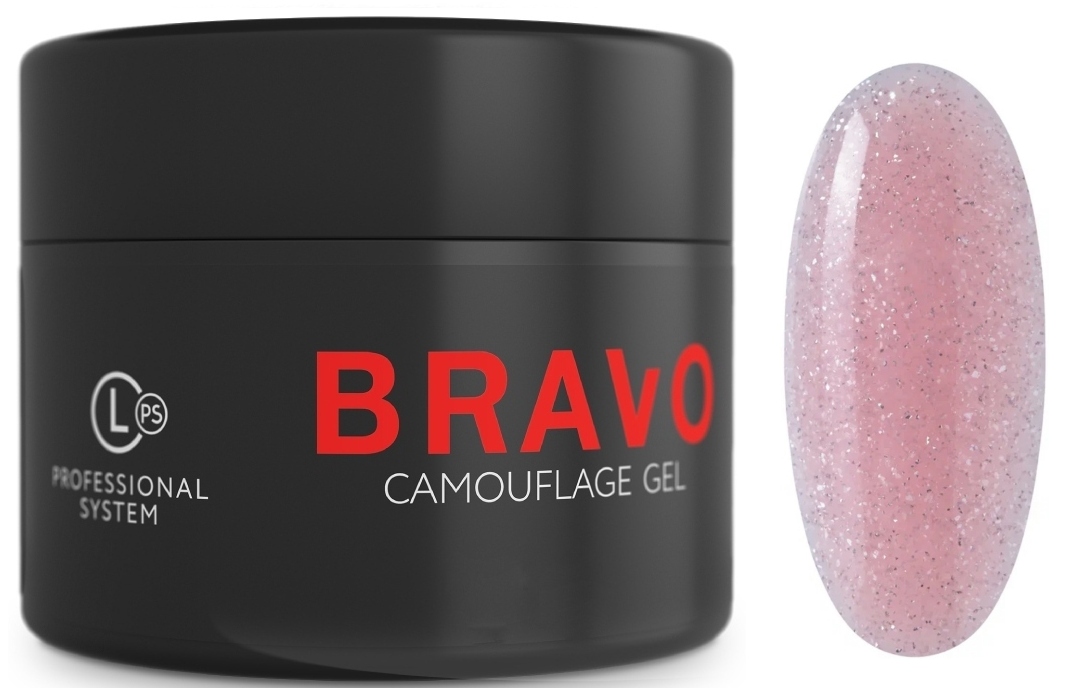 Bravo Моделирующий  Camouflage Gel №03 светоотражающий цв. 30 мл 