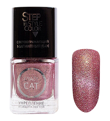 Лак Dance Legend №03 Highlighter mini Crazy Cat 4,9 мл.